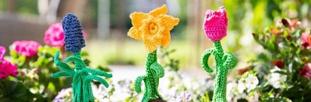 Lentebloeiers: 3 gratis haakpatronen van de mooiste voorjaarsbloemen