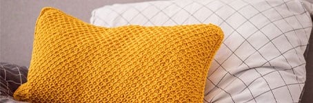 Tunisch kussen haken met Yarn and Colors