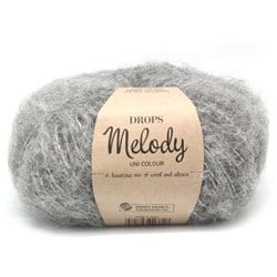Drops Melody Uni Colour 004 Grijs