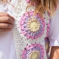 Pastel Sunset Gilet Garen- en Haakpakket - Finishing Stitches