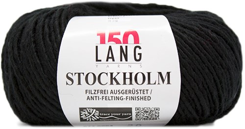 Lang Yarns Stockholm 4 Black