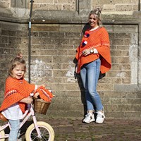 Koningsdag Babyponcho Haakpakket-3