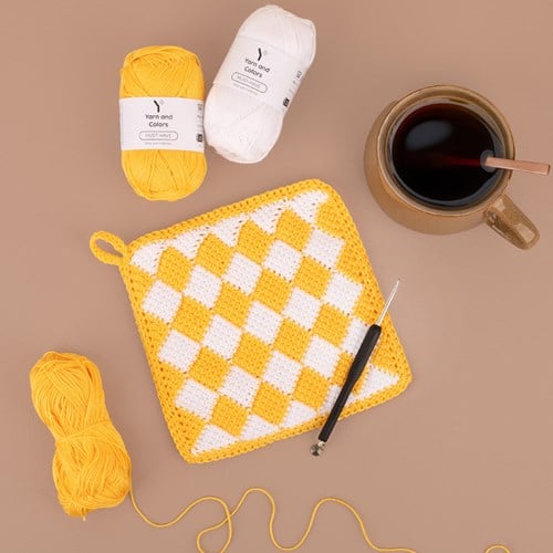 Workshop Entrelac Pannenlap haken zaterdag 31 mei 13:30 - 15:30 uur-2