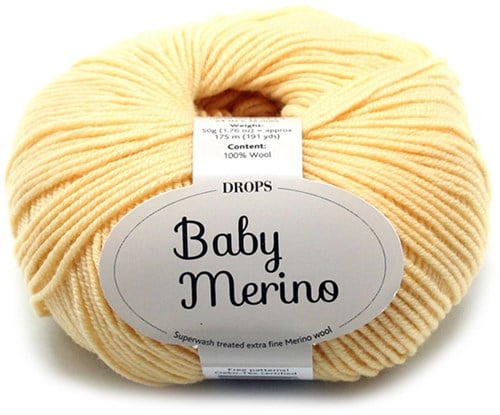 Drops Baby Merino Uni Colour 004 Geel