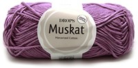 Drops Muskat Uni Colour 04 Lila