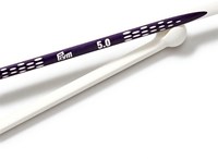 Prym Breinaalden met Knop Ergonomics 40 cm 5,00 mm-2