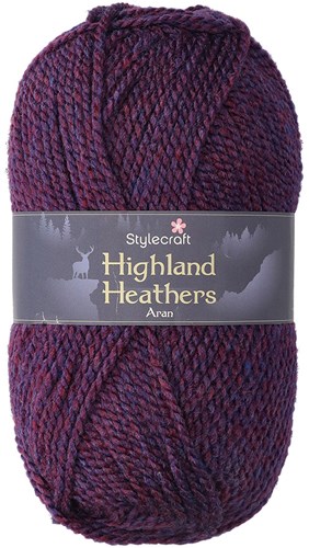 Stylecraft Highland Heathers Aran 1306 Esk