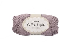 Drops Cotton Light Uni Colour 051 Bevroren Lavendel