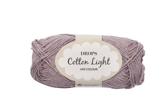 Drops Cotton Light Uni Colour 051 Bevroren Lavendel