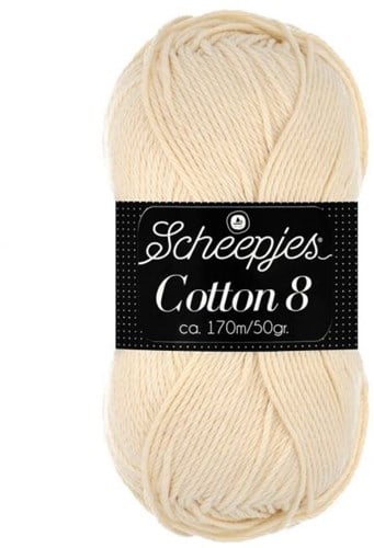 Scheepjes Cotton 8 501 Naturel