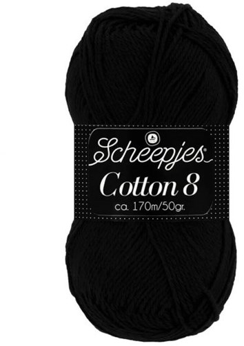 Scheepjes Cotton 8 515 Black