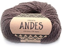 Drops Andes Uni Colour 5610 Donkerbruin