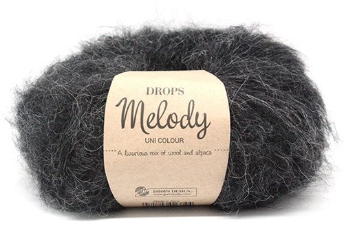 Drops Melody Uni Colour 005 Zwart