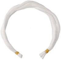 Chenille draad pijpenrager wit: 50cm