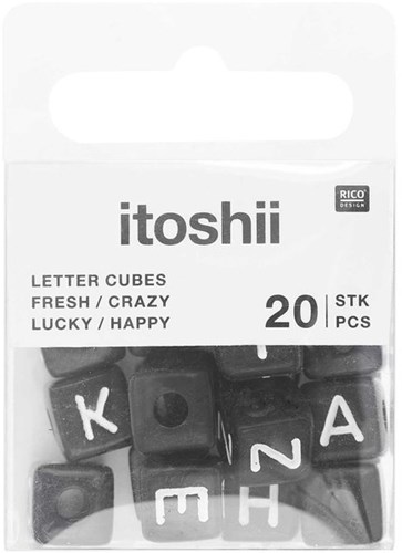 Rico Cube Bed Armband Set fresh/crazy/lucky/happy - Black-2