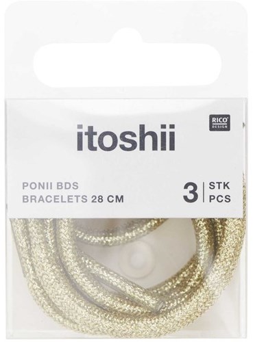 Rico Armband Koord Set - Glittering Gold
