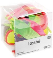 Rico Grosgrain Ribbon Armbandjes - Neon