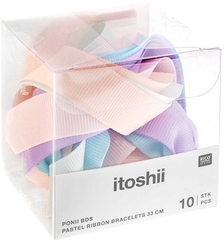 Rico Grosgrain Ribbon Armbandjes - Pastel