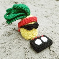 Haakpatroon Ananas Sleutelhanger-3