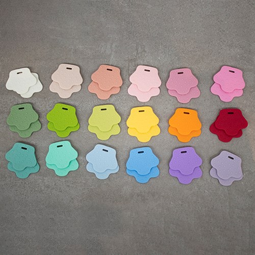 Go Handmade Dierenpootje Bijtringen 10 Rood-2