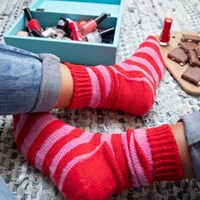 Breipatroon Stripy Socks-2