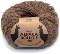 Drops Alpaca Bouclé Mix 602 Bruin