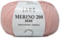 Lang Yarns Merino 200 Bebe 0609 Roze