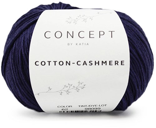 Katia Cotton Cashmere 62 Dark blue