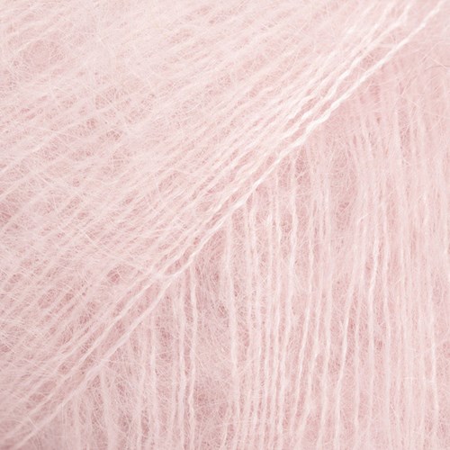 Drops Kid Silk Uni Colour 063 Poederroze-2