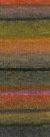 Lana Grossa Meilenweit 100 Rainbow 6404 Roest/nougat/grijs/bosgroen/olijf/oranje/grijs/zwartgroen/grijs-violet/framboos-2