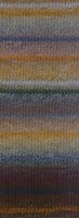 Lana Grossa Meilenweit 100 Rainbow 6406 Notenbruin/grijs/blauw/donkergrijs/oker/kaki/bosgroen/burgundy/antraciet-2