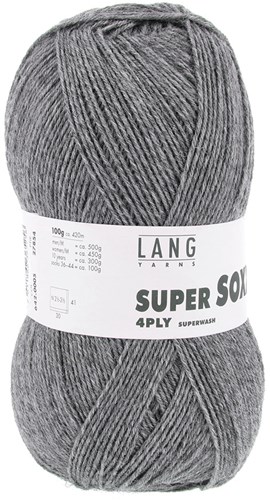 Lang Yarns Super Soxx 4-Fach 0015 Nougat (4-draads)-2