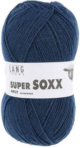 Lang Yarns Super Soxx 4-Fach 0021 Hemelsblauw (4-draads)