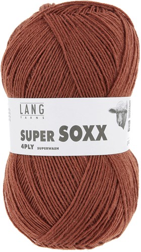 Lang Yarns Super Soxx 4-Fach 0034 Donker Jeans (4-draads)