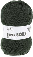 Lang Yarns Super Soxx 4-Fach 0018 Donkergroen (4-draads)