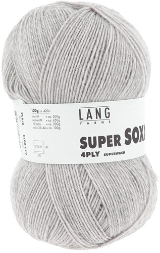 Lang Yarns Super Soxx 4-Fach 0094 Gebroken Wit (4-draads)-2