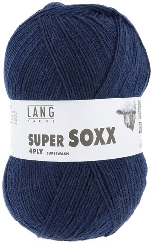 Lang Yarns Super Soxx 4-Fach 0001 Wit (4-draads)