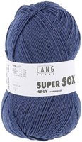 Lang Yarns Super Soxx 4-Fach 0005 Donkergrijs Gemêleerd (4-draads)-2