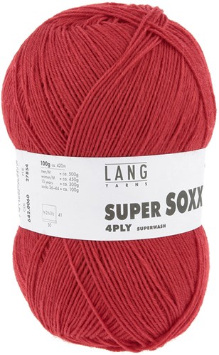 Lang Yarns Super Soxx 4-Fach 0025 Marine (4-draads)-2