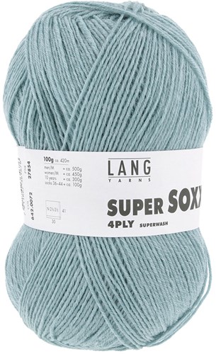 Lang Yarns Super Soxx 4-Fach 0060 Rood (4-draads)-2