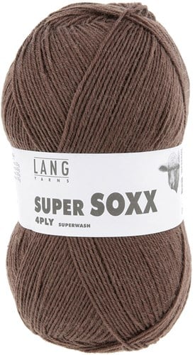 Lang Yarns Super Soxx 4-Fach 0096 Lichtbruin (4-draads)