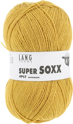 Lang Yarns Super Soxx 4-Fach 0150 Goudsbloem (4-draads)