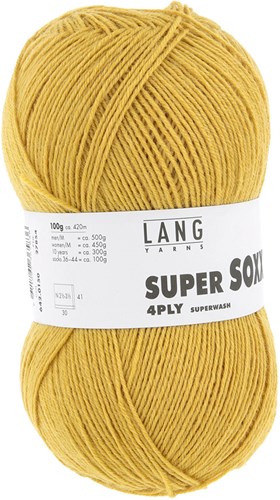 Lang Yarns Super Soxx 4-Fach 0150 Goudsbloem (4-draads)-2
