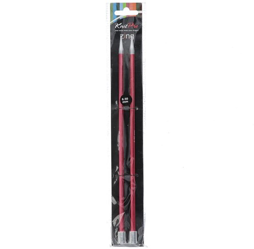 KnitPro Zing Breinaalden 25 cm 6,50mm