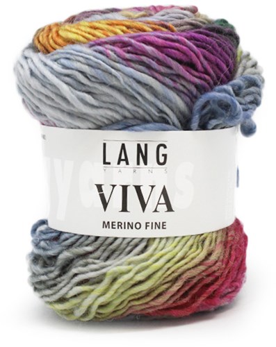 Lang Yarns Viva 65 Pink/Green/Light Blue