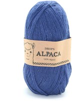 Drops Alpaca Uni Colour 6790 Kobaltblauw