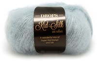 Drops Kid Silk Uni Colour 006 Blauwe Mist