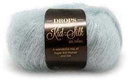 Drops Kid Silk Uni Colour 006 Blauwe Mist