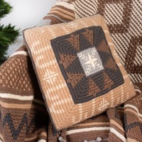 Kerstkussen Haakpakket Naturel