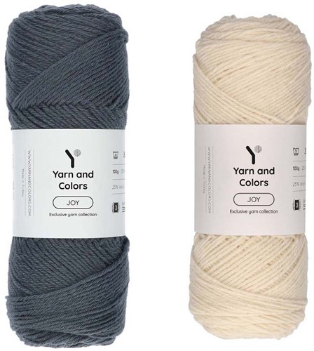 Baby Droomdeken 4.0 Haakpakket 4 Graphite & Cream Ledikantdeken-2